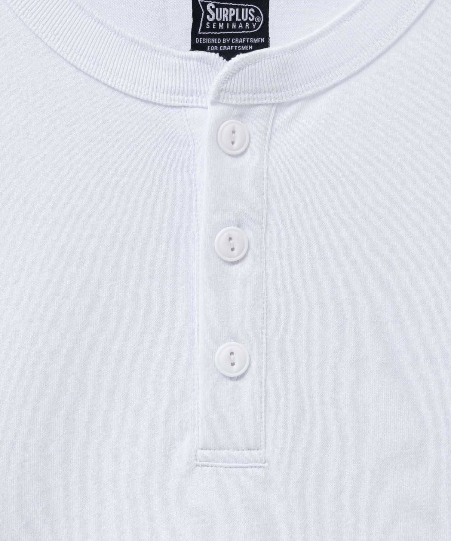 SURPLUS  ヘンリーネックTシャツ メンズ メール便 対応商品商品サムネイル-5