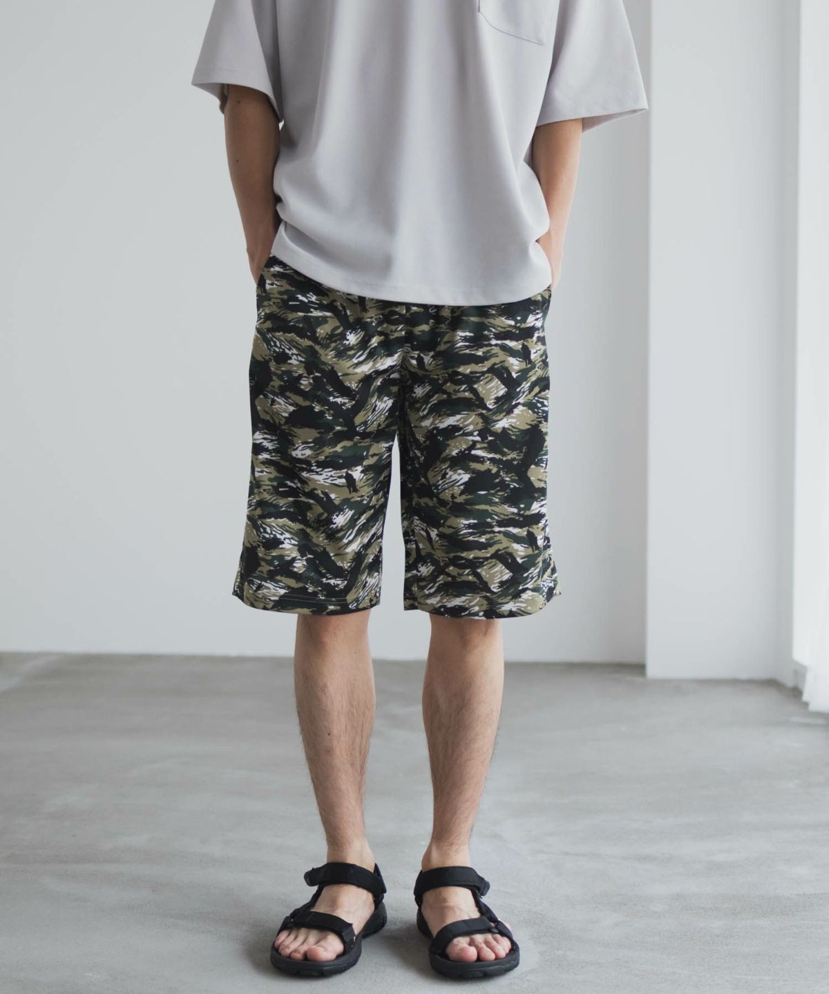 NAVY ハニカムメッシュショートパンツ メンズ