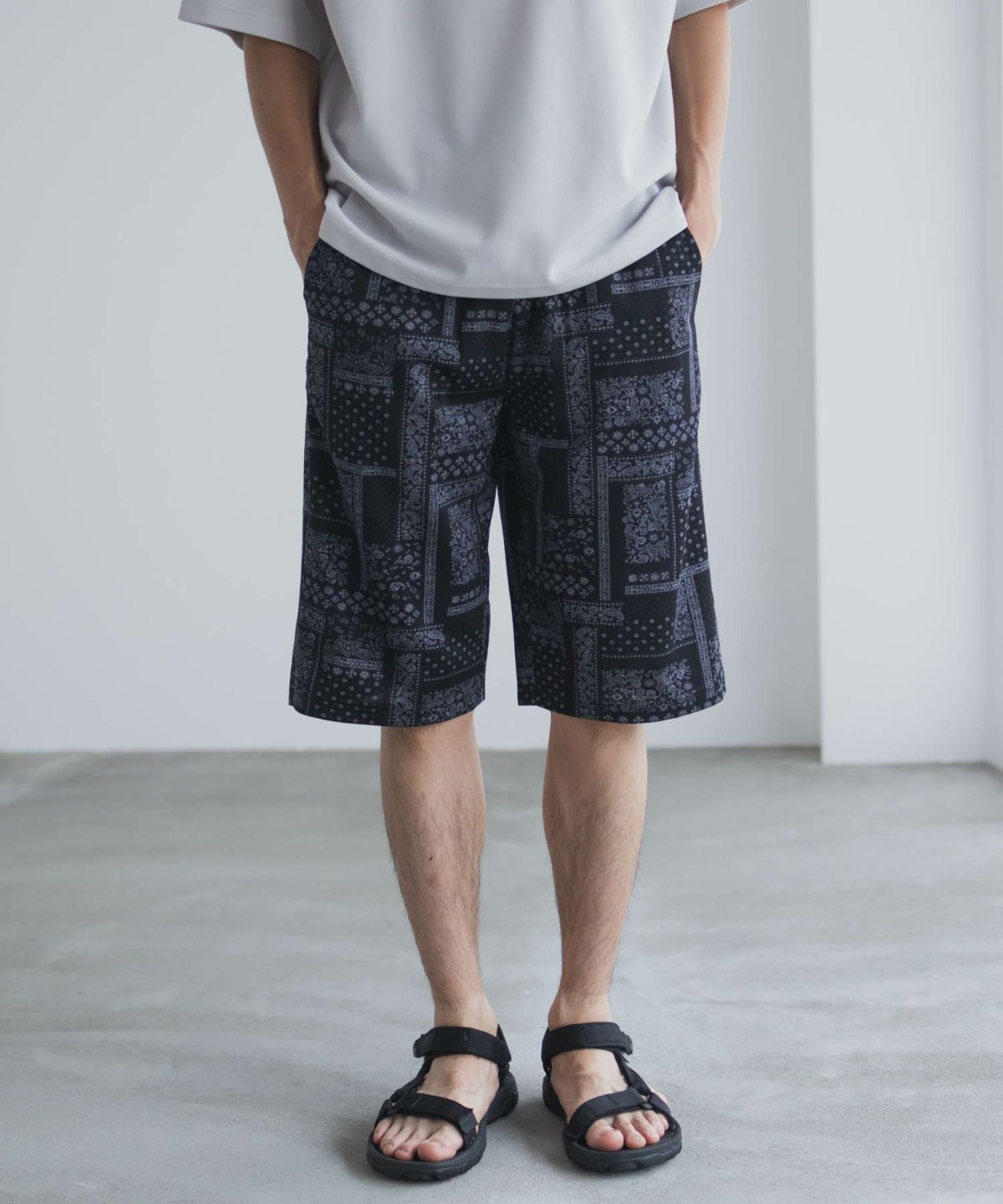 NAVY ハニカムメッシュショートパンツ メンズ