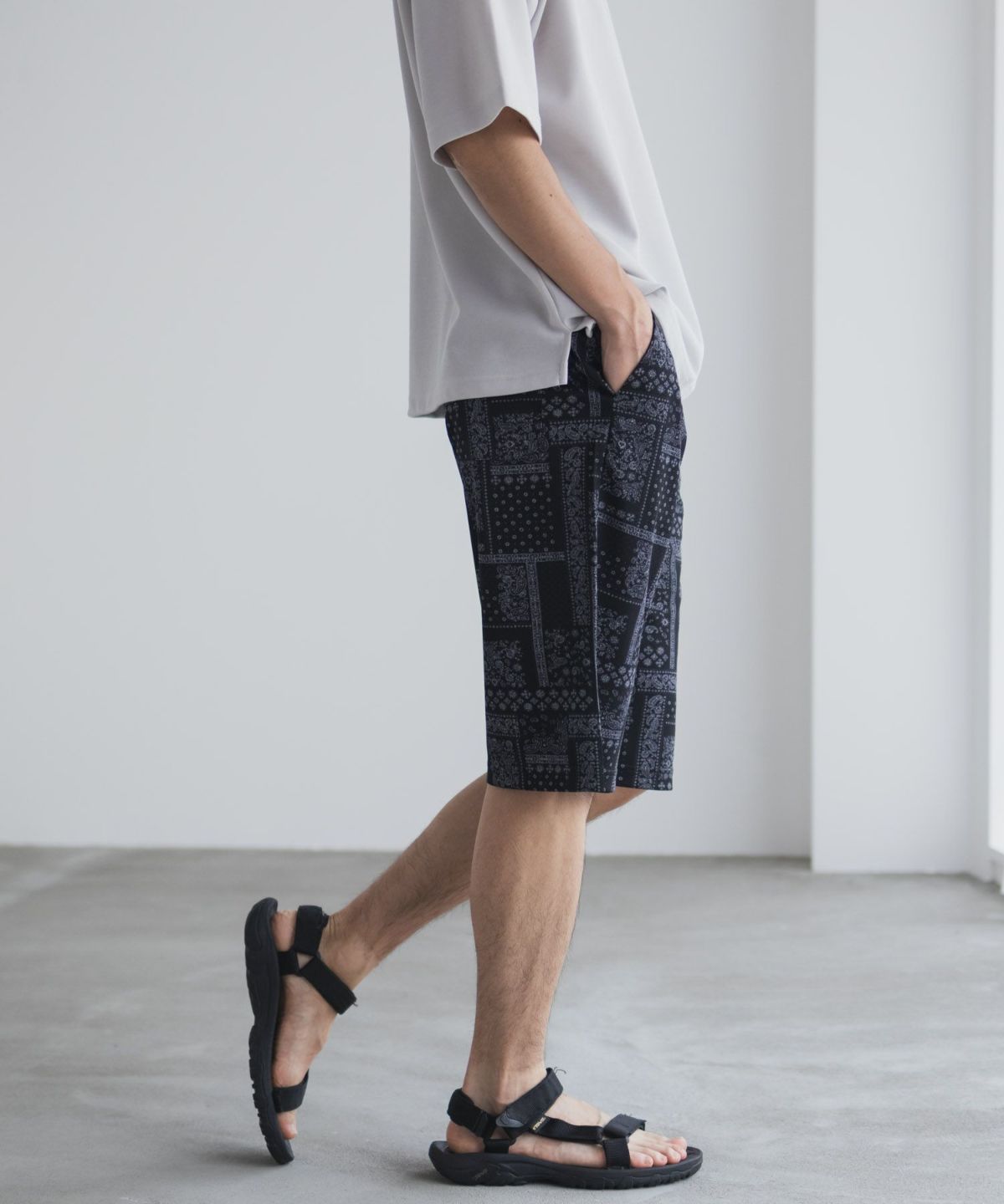 NAVY ハニカムメッシュショートパンツ メンズ