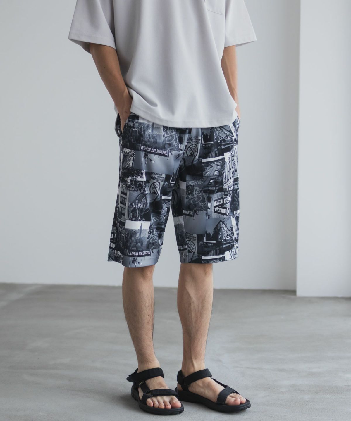 NAVY ハニカムメッシュショートパンツ メンズ