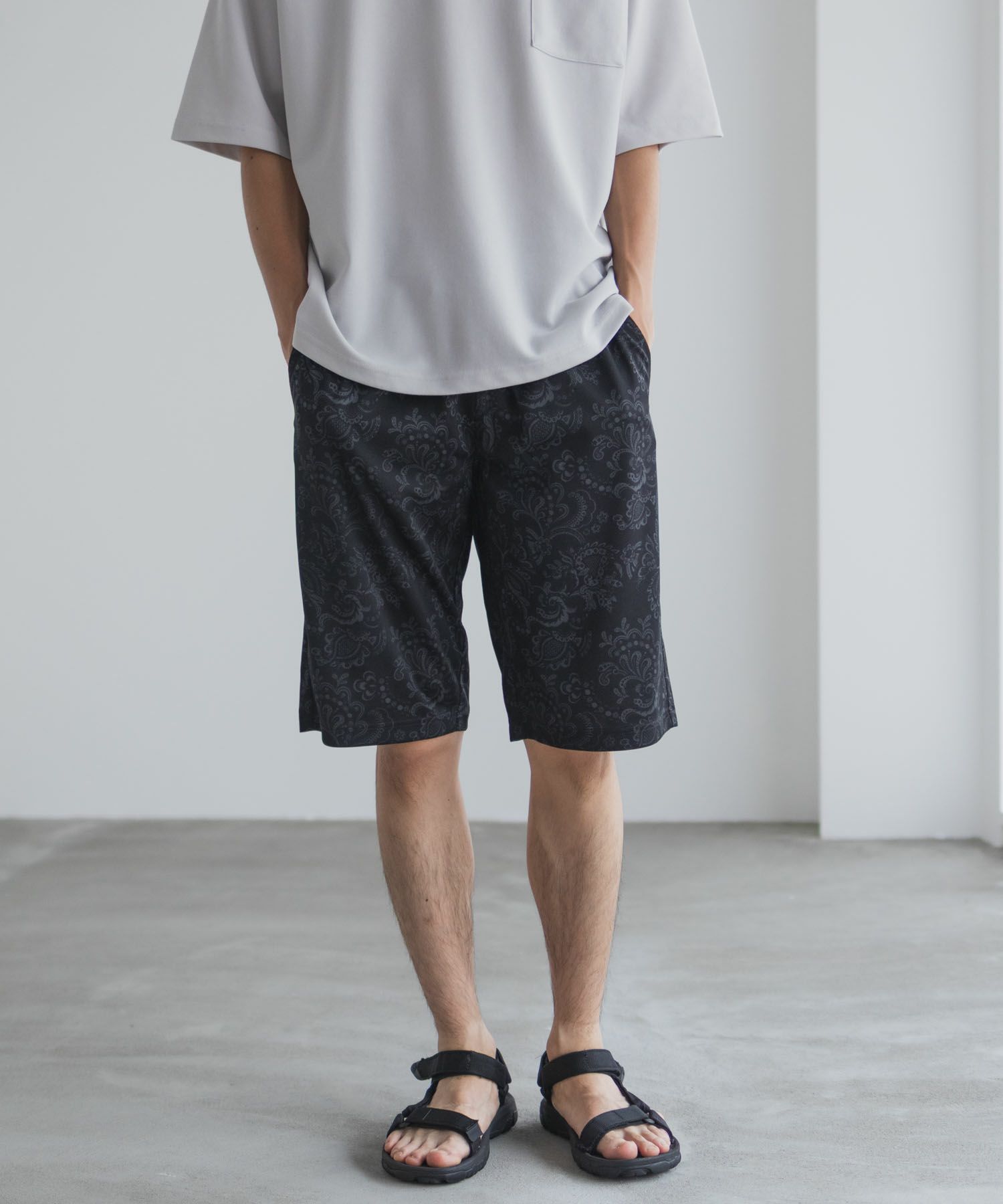 NAVY ハニカムメッシュショートパンツ メンズ商品サムネイル-17