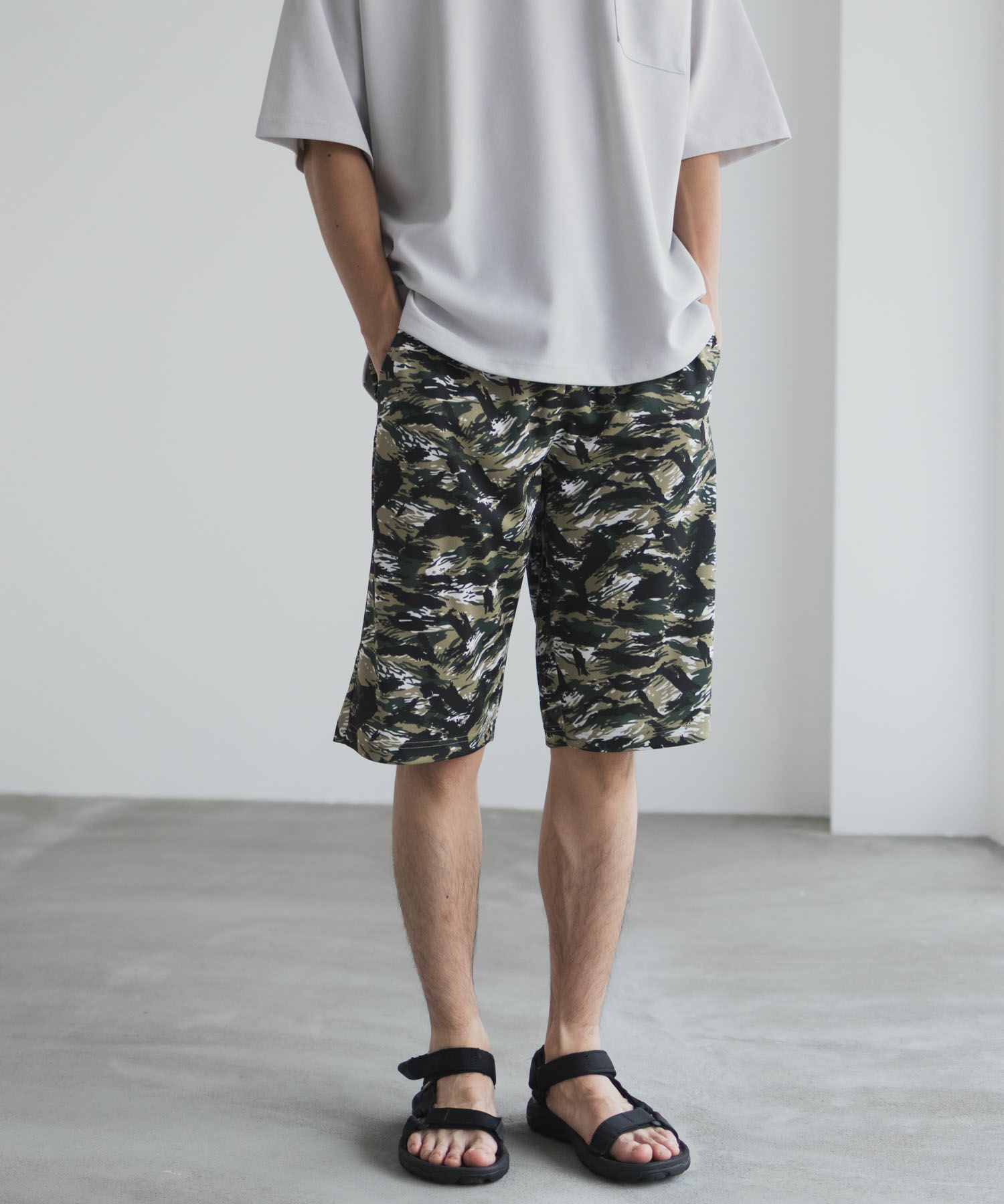 NAVY ハニカムメッシュショートパンツ メンズ商品サムネイル-22