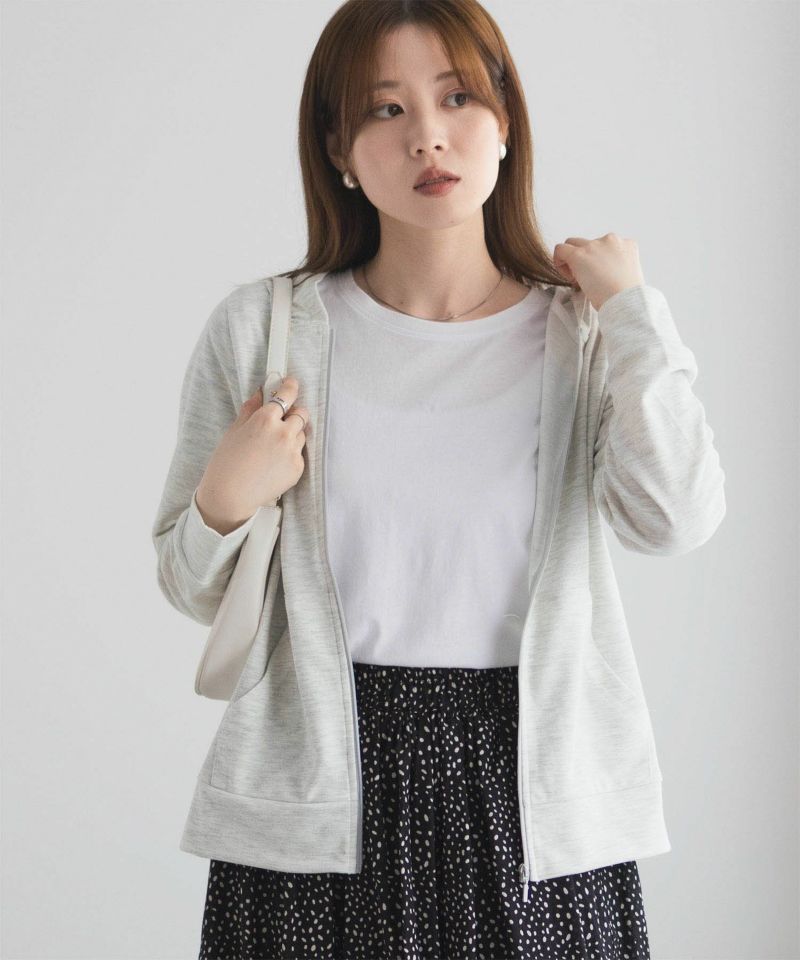 UVカット ドライジップパーカー レディース商品画像-1