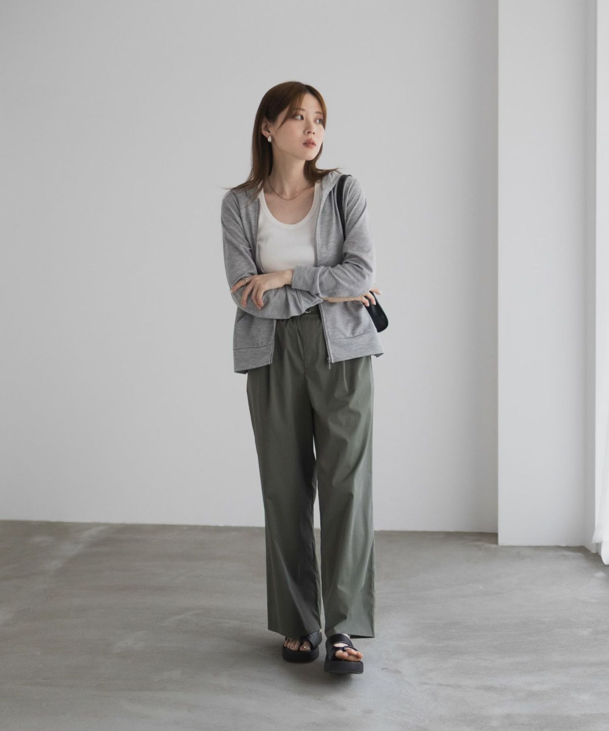  [期間限定価格]UVカット ドライジップパーカー レディース