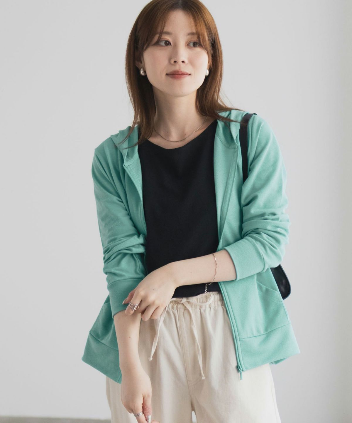  [期間限定価格]UVカット ドライジップパーカー レディース