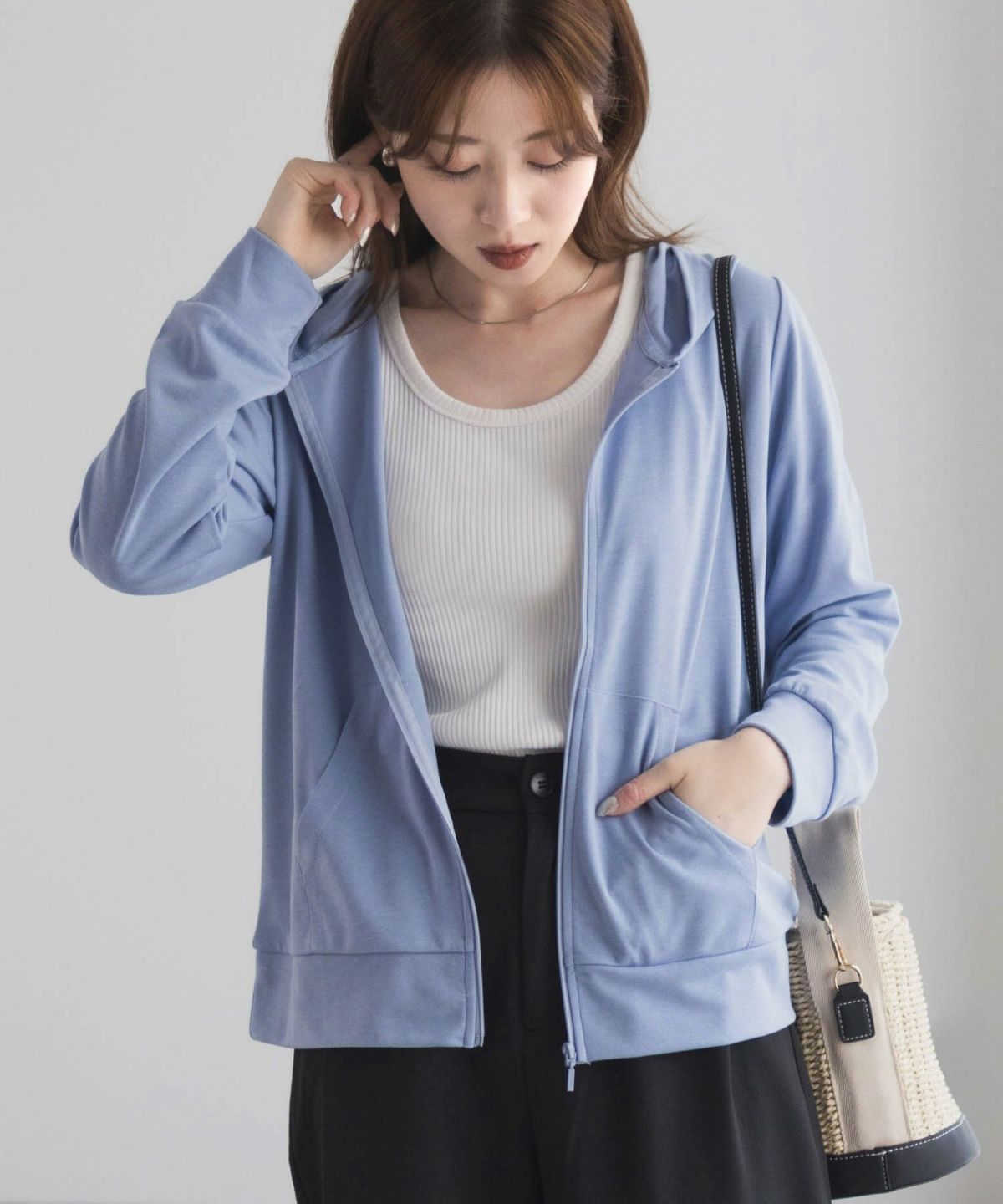  [期間限定価格]UVカット ドライジップパーカー レディース