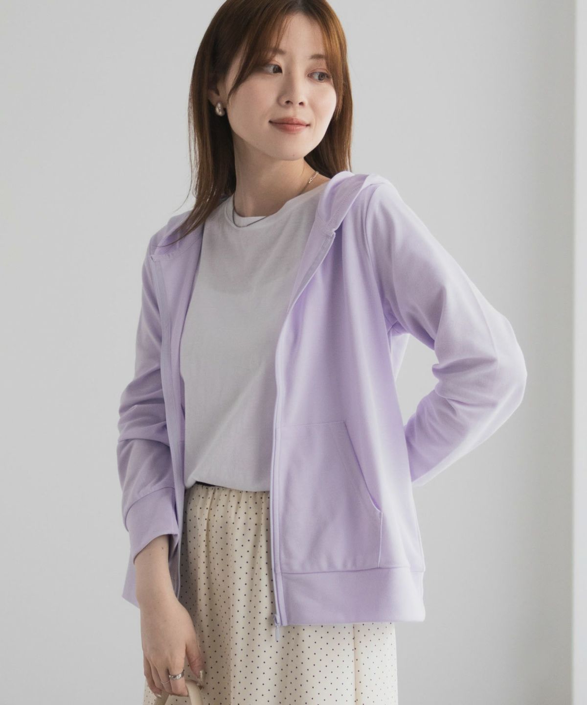  [期間限定価格]UVカット ドライジップパーカー レディース