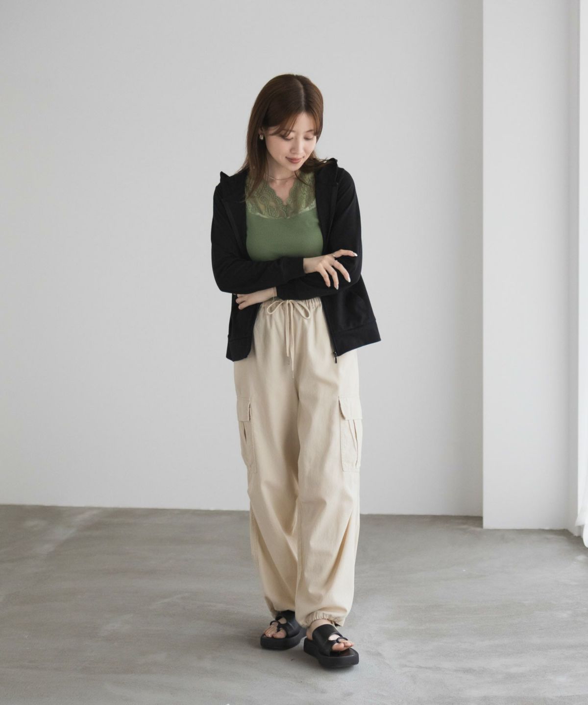  [期間限定価格]UVカット ドライジップパーカー レディース