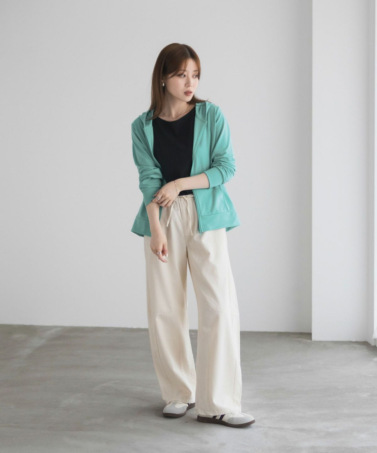  [期間限定価格]UVカット ドライジップパーカー レディース