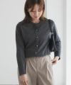 [期間限定価格]UVカット ドット釦カーディガン レディース