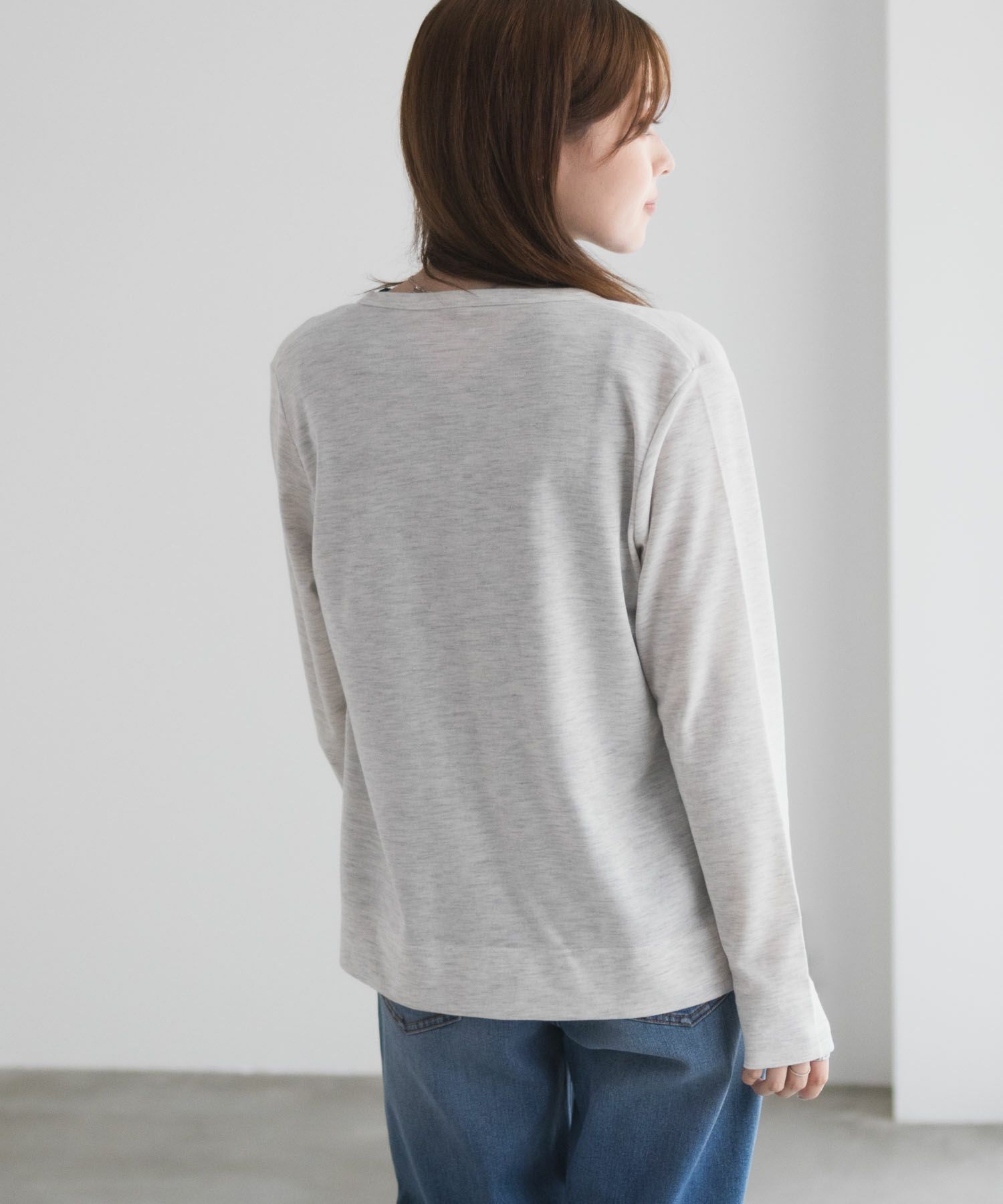 UVカット ドット釦カーディガン レディース商品サムネイル-9