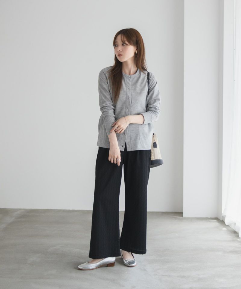 UVカット ドット釦カーディガン レディース商品画像-14