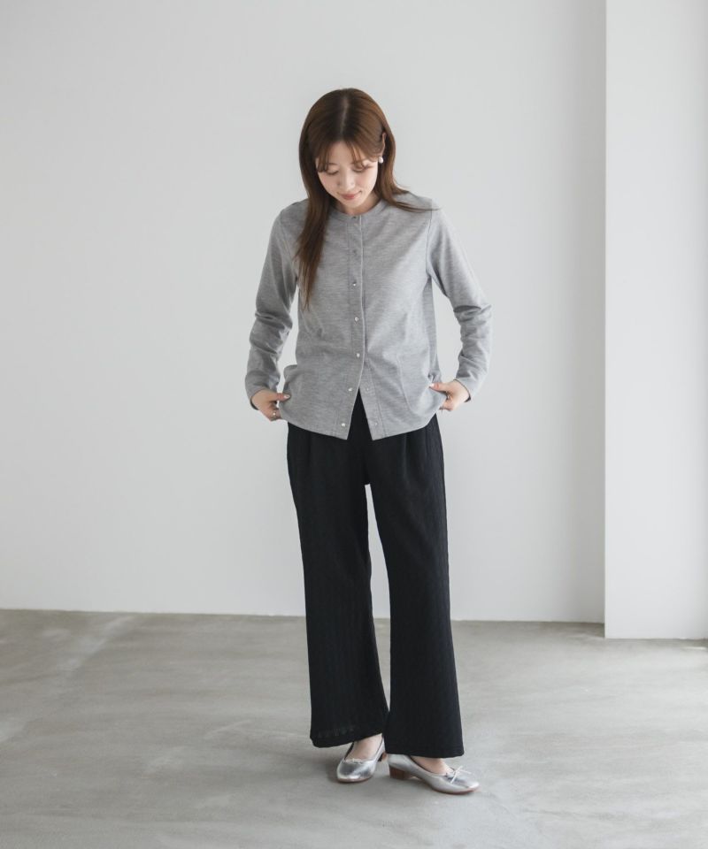 UVカット ドット釦カーディガン レディース商品画像-35