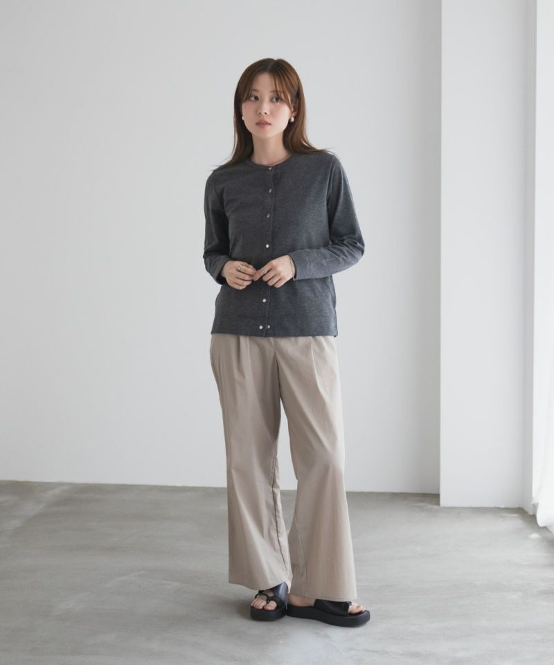 UVカット ドット釦カーディガン レディース商品画像-36