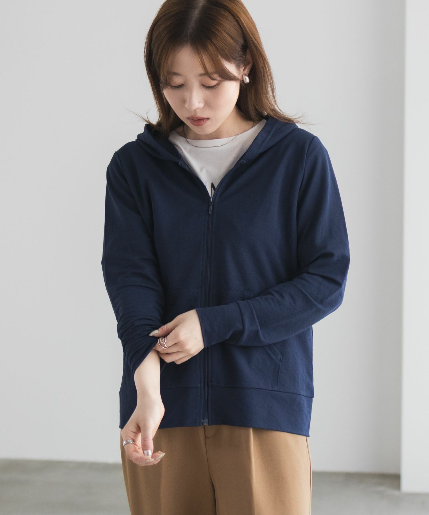 UVカット パーカー レディース商品サムネイル-5