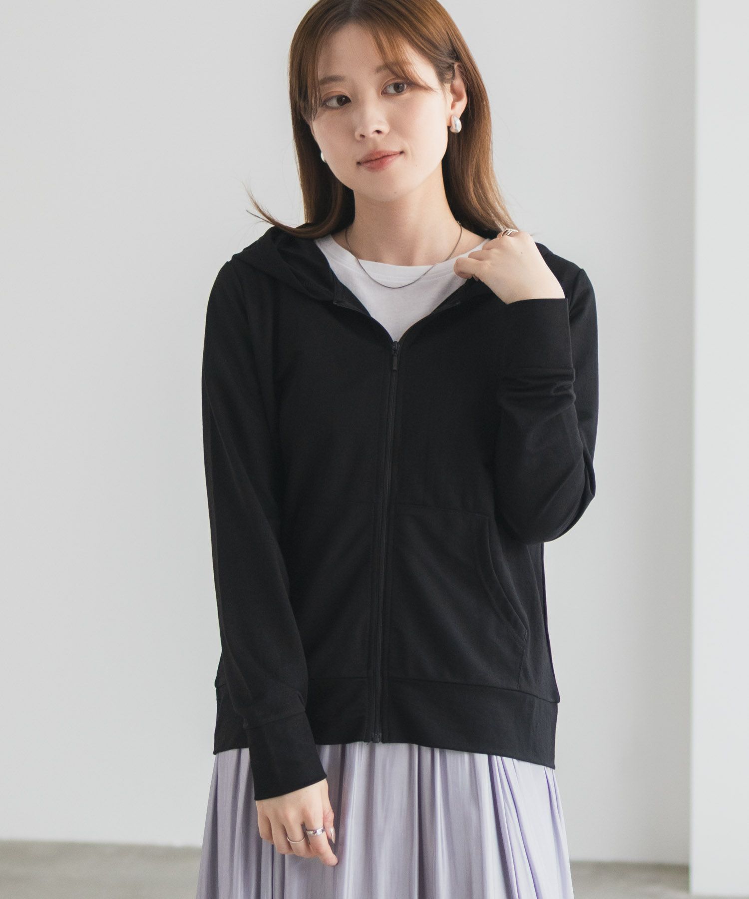  [期間限定価格]UVカット パーカー レディース