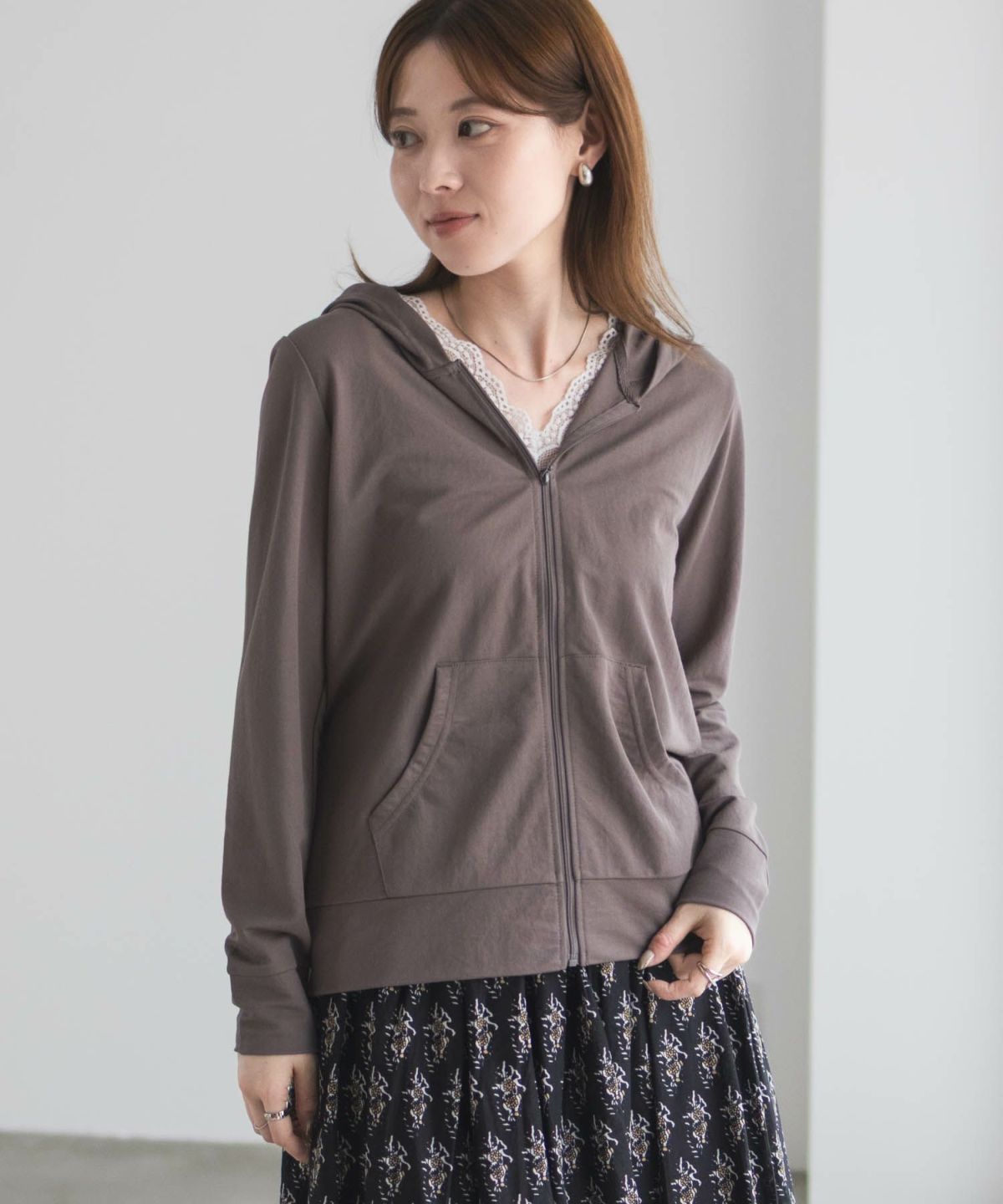  [期間限定価格]UVカット パーカー レディース