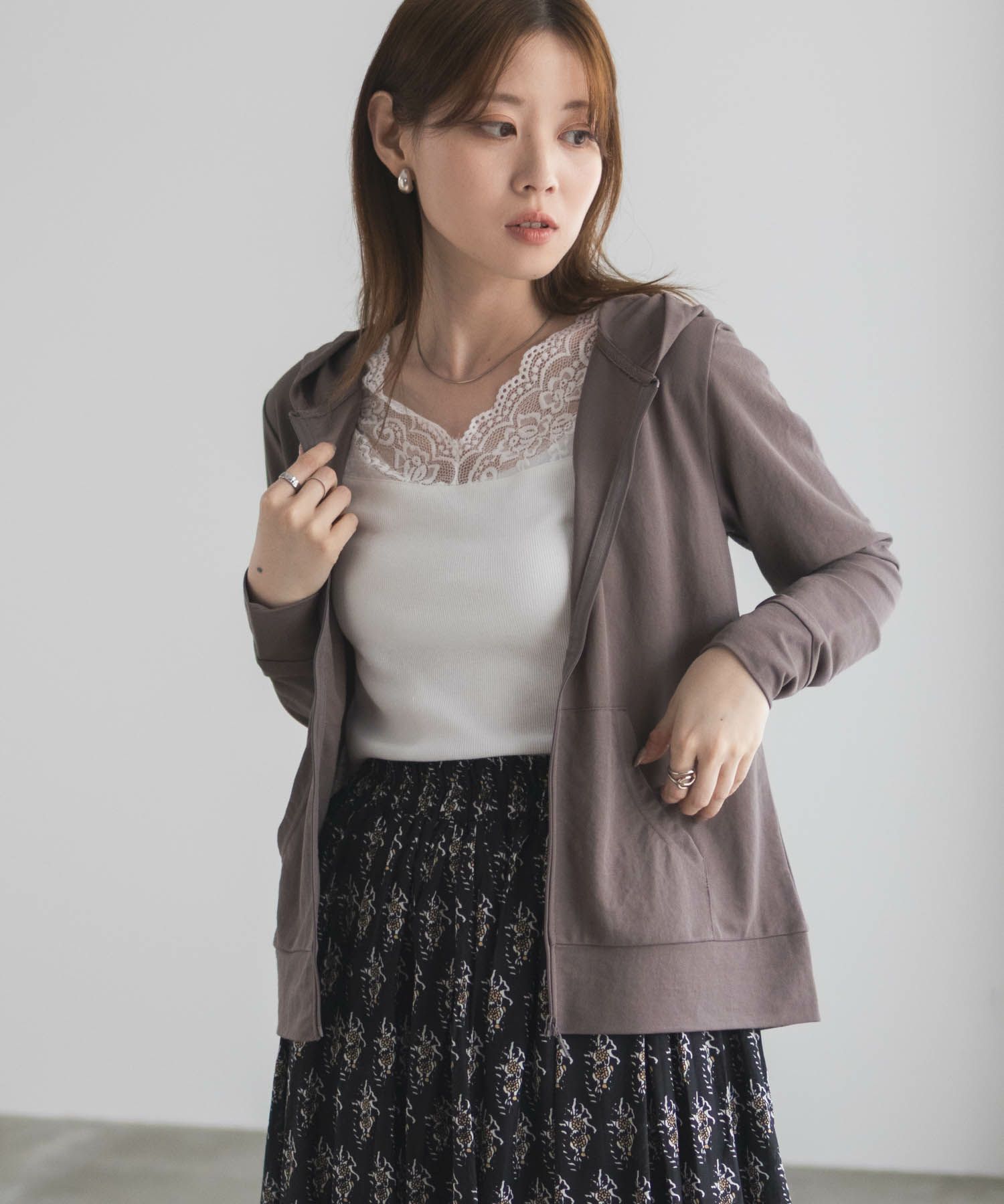  [期間限定価格]UVカット パーカー レディース
