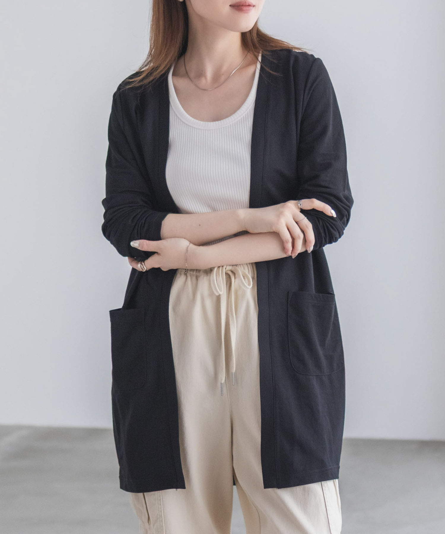 UVカット トッパーカーディガン レディース商品画像-2