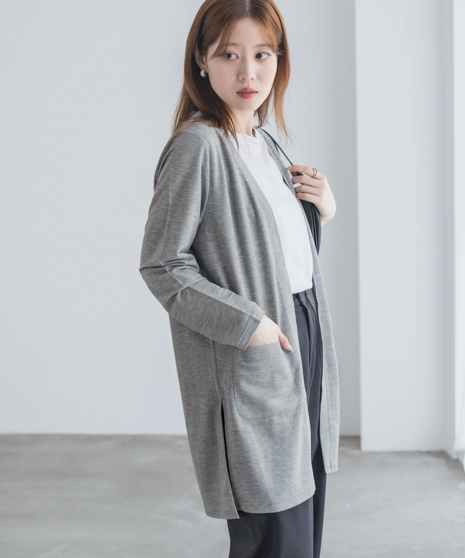 UVカット トッパーカーディガン レディース商品画像-6