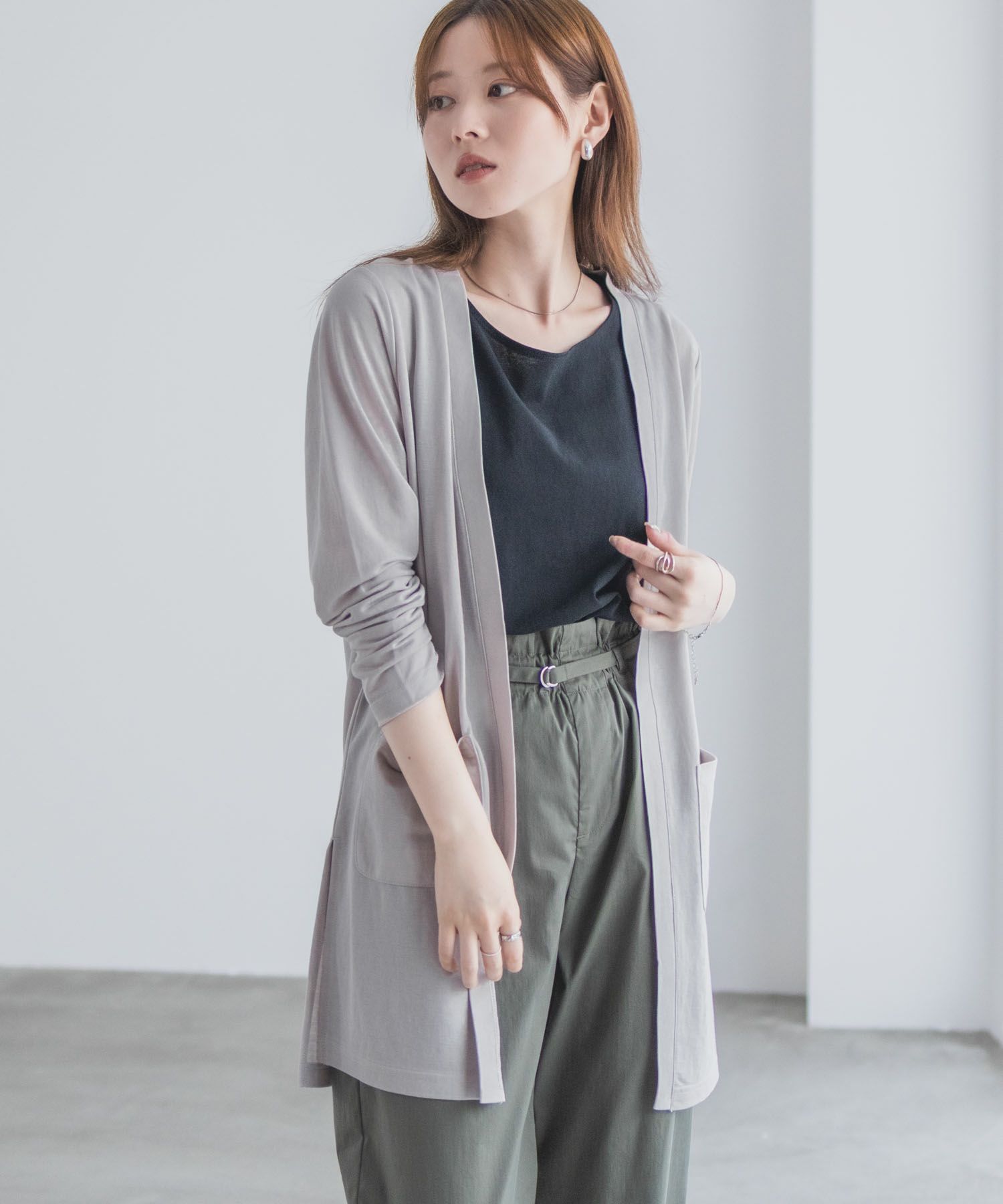 UVカット トッパーカーディガン レディース商品画像-22