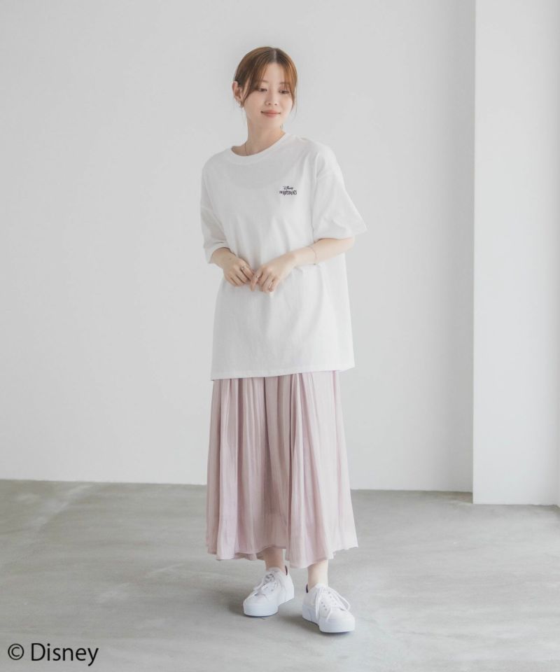Disney マリー / ランダム刺繍Tシャツ レディース メール便 対応商品商品画像-16