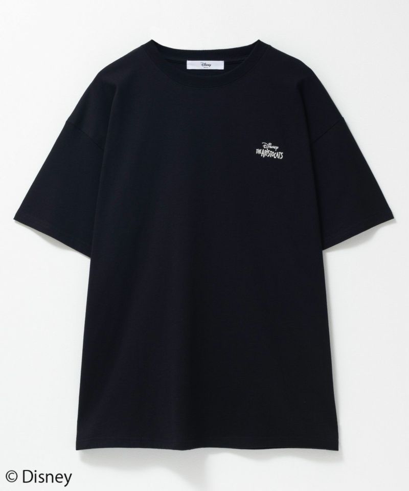 Disney マリー / ランダム刺繍Tシャツ レディース メール便 対応商品商品画像-17