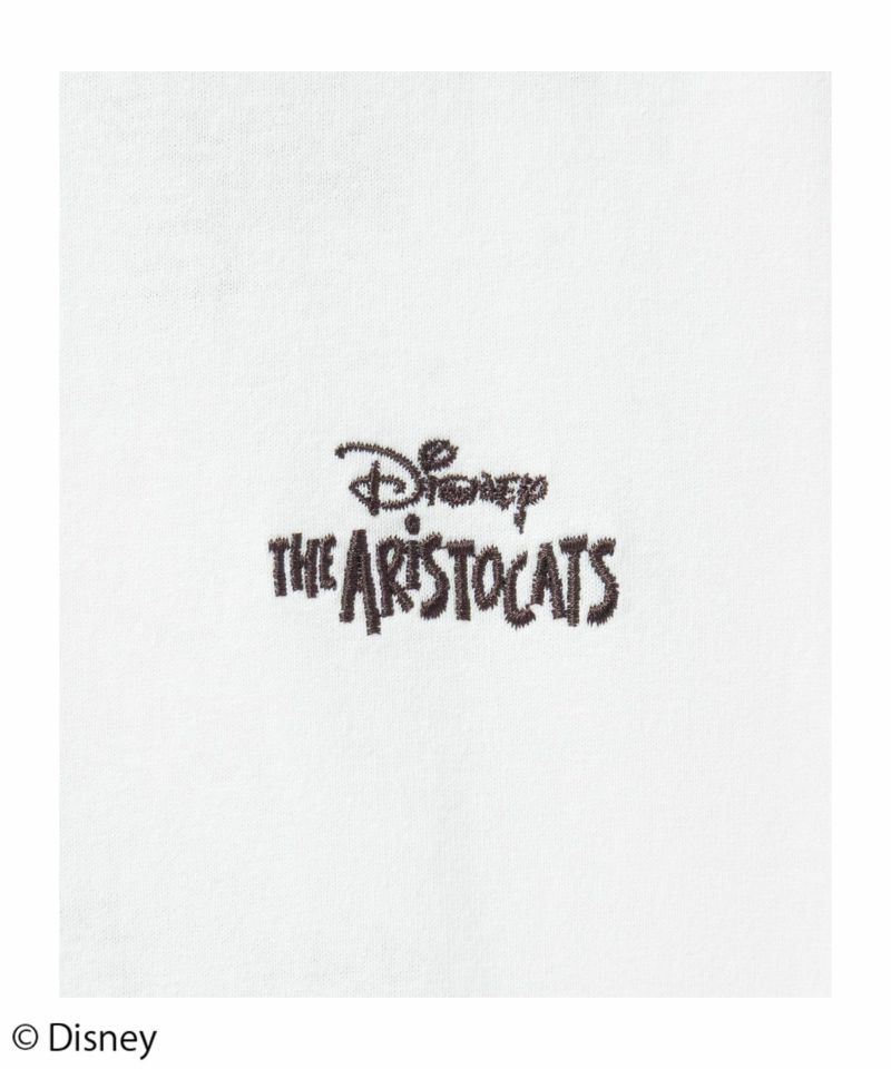 Disney マリー / ランダム刺繍Tシャツ レディース メール便 対応商品商品画像-23