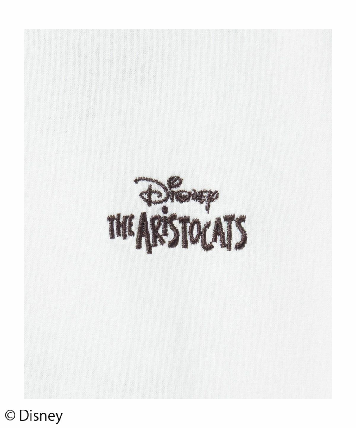 Disney マリー / ランダム刺繍Tシャツ レディース ネコポス 対応商品