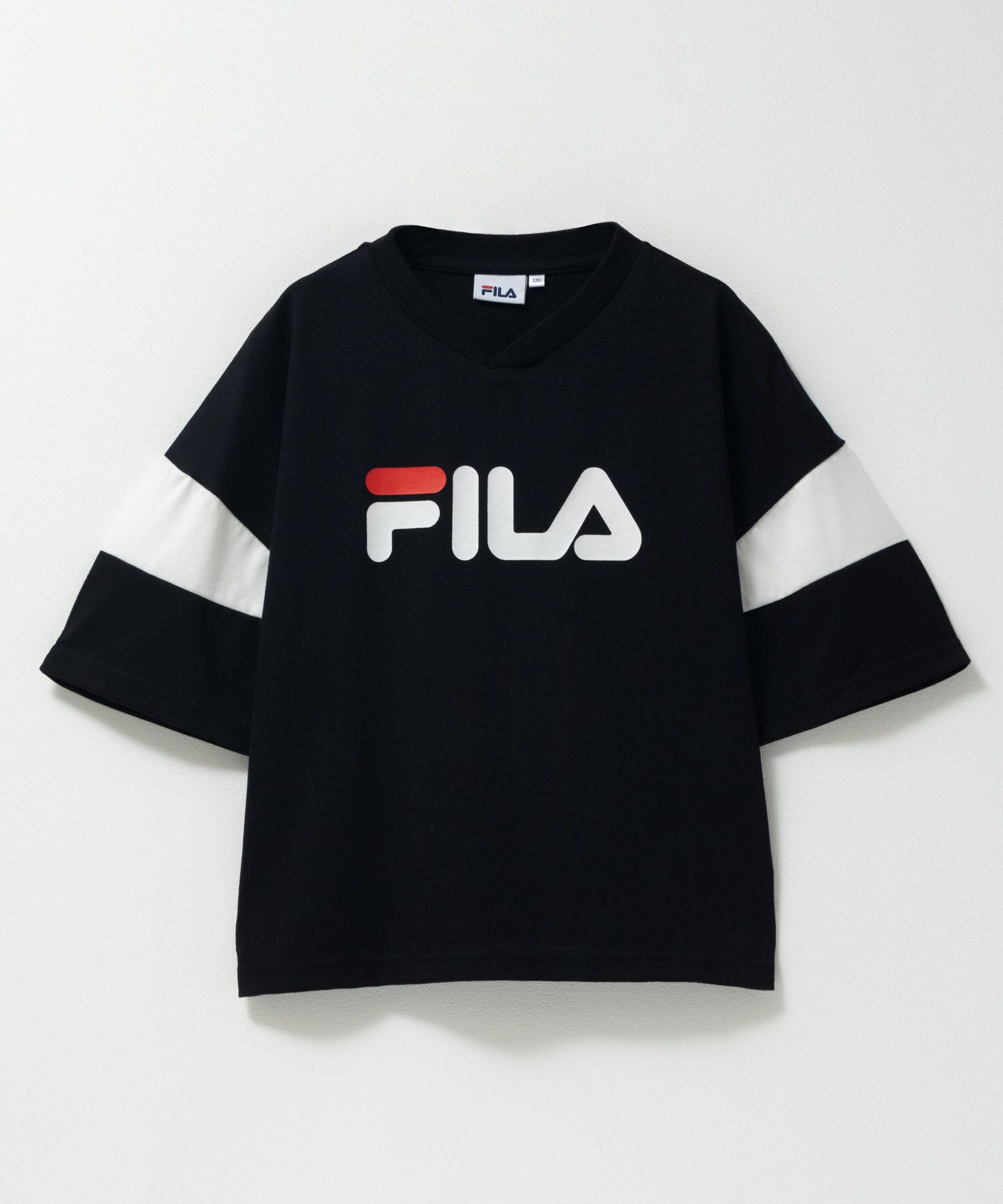 FILA ビッグサイズナンバリングTシャツ キッズ