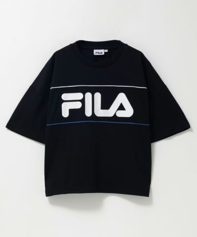 FILA  ビッグサイズ切替Tシャツ キッズ ネコポス 対応商品