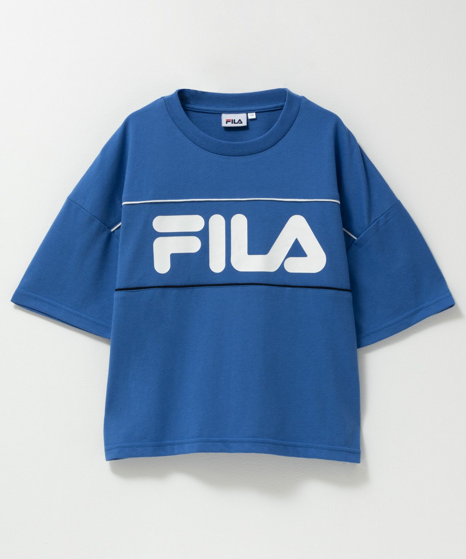 FILA  ビッグサイズ切替Tシャツ キッズ メール便 対応商品商品画像-3