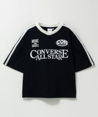 CONVERSE ビッグサイズ袖ラインTシャツ キッズ ネコポス 対応商品