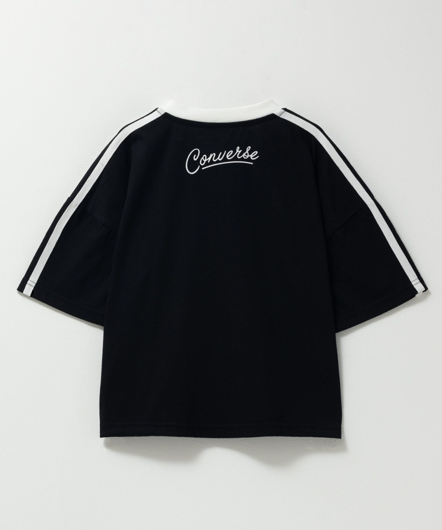 CONVERSE  ビッグサイズ袖ラインTシャツ キッズ メール便 対応商品商品サムネイル-2