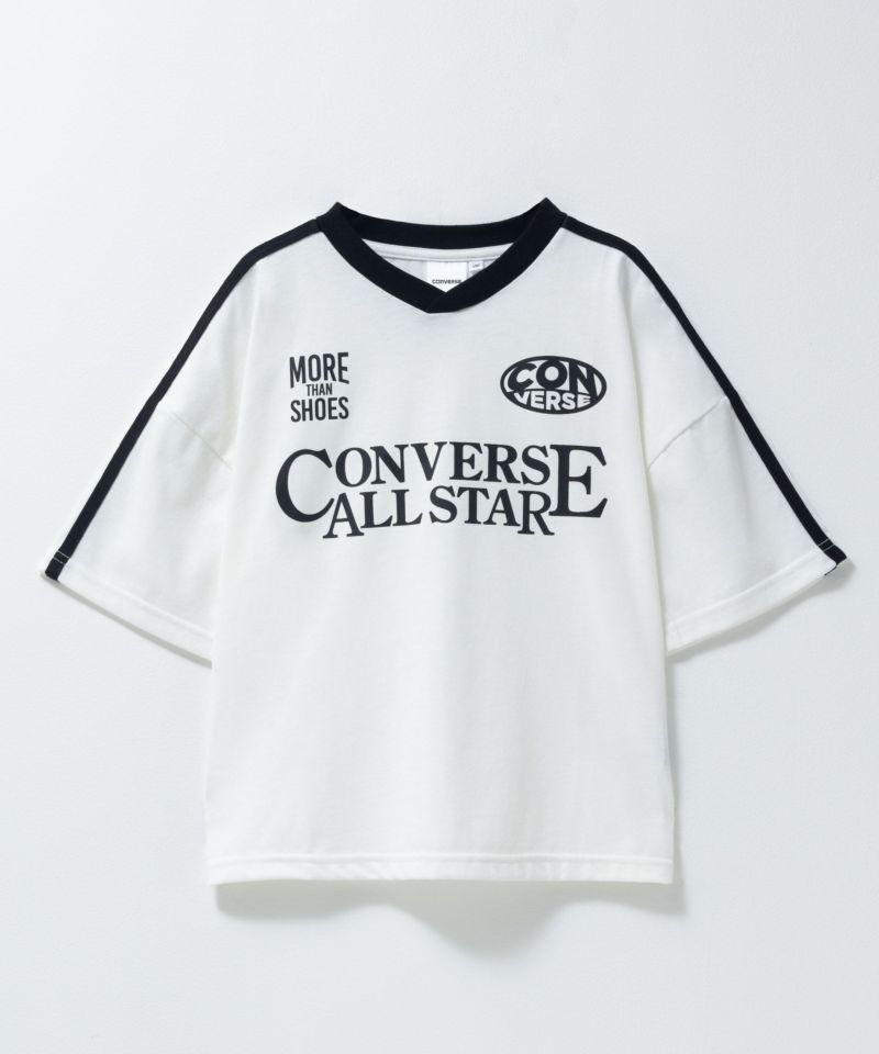 CONVERSE  ビッグサイズ袖ラインTシャツ キッズ メール便 対応商品商品画像-3