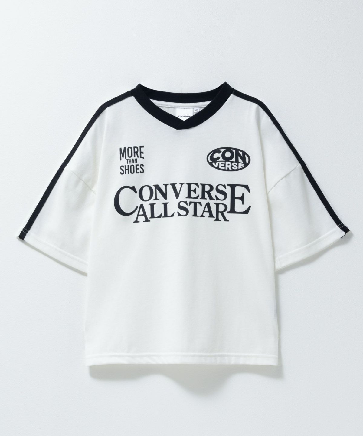 CONVERSE ビッグサイズ袖ラインTシャツ キッズ ネコポス 対応商品