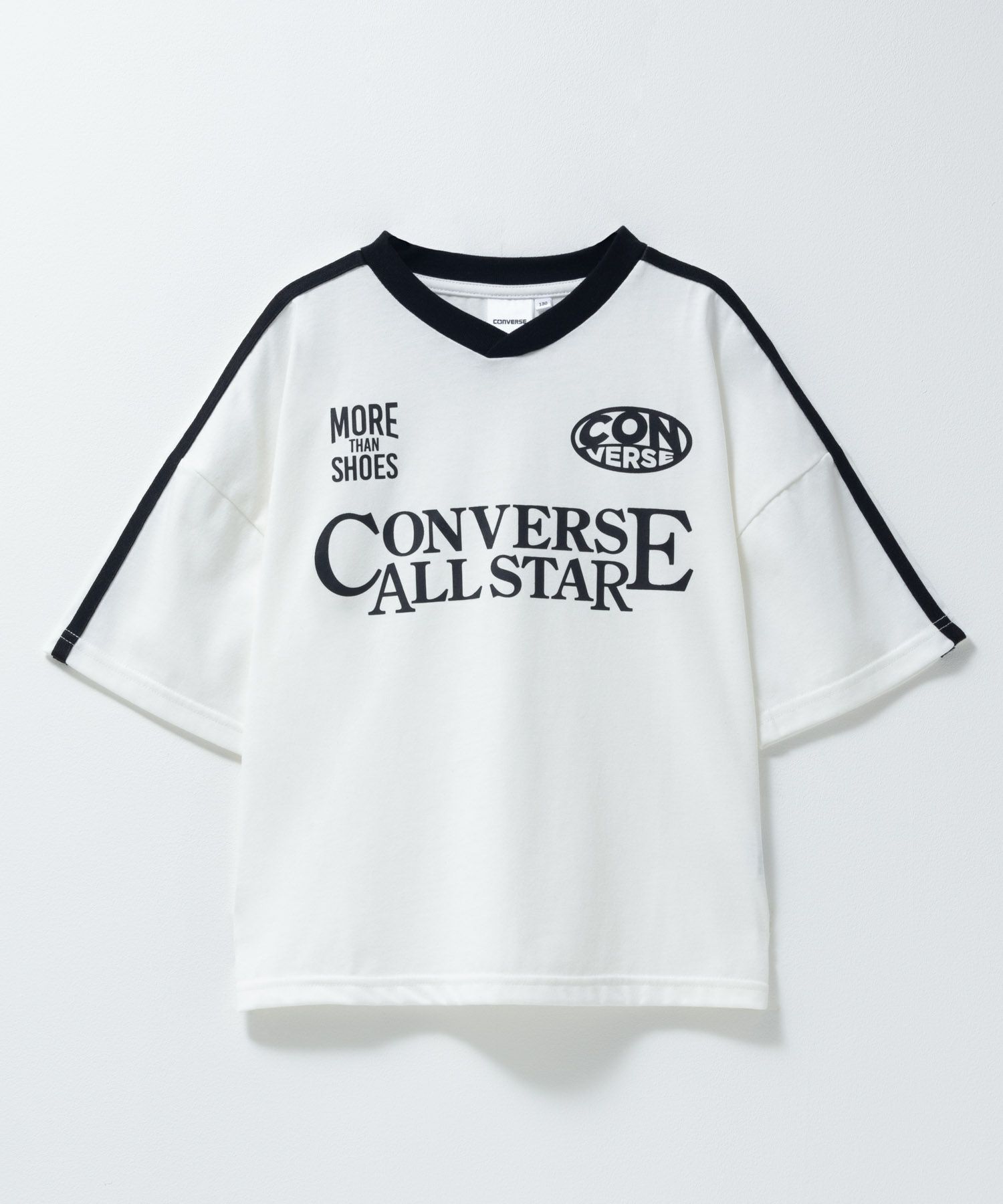 CONVERSE  ビッグサイズ袖ラインTシャツ キッズ メール便 対応商品商品サムネイル-3