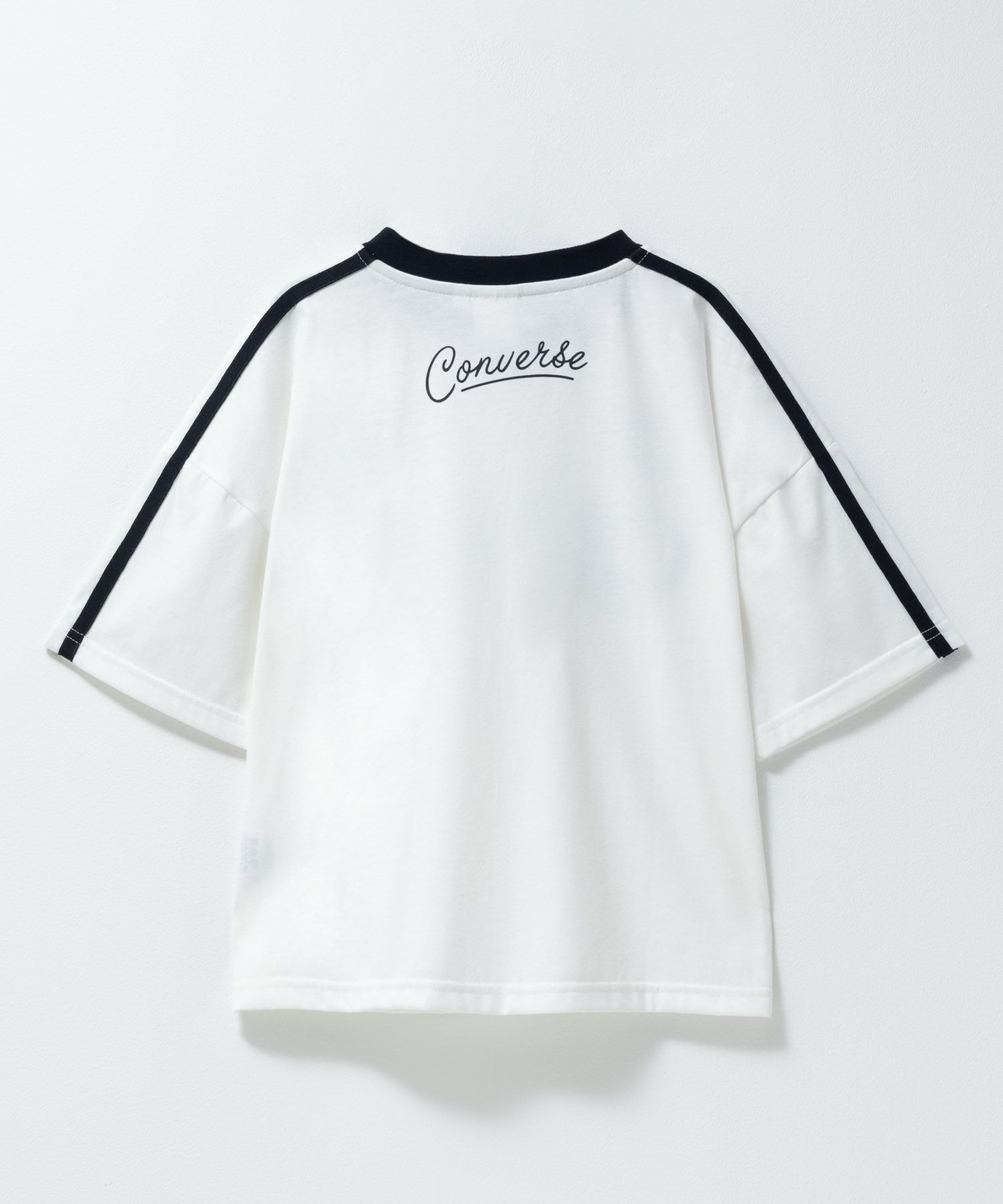 CONVERSE  ビッグサイズ袖ラインTシャツ キッズ メール便 対応商品商品サムネイル-4