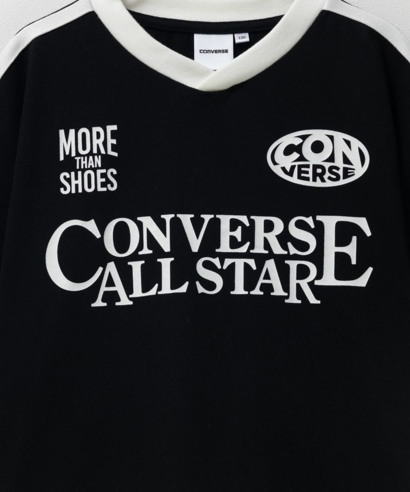 CONVERSE  ビッグサイズ袖ラインTシャツ キッズ メール便 対応商品商品画像-5