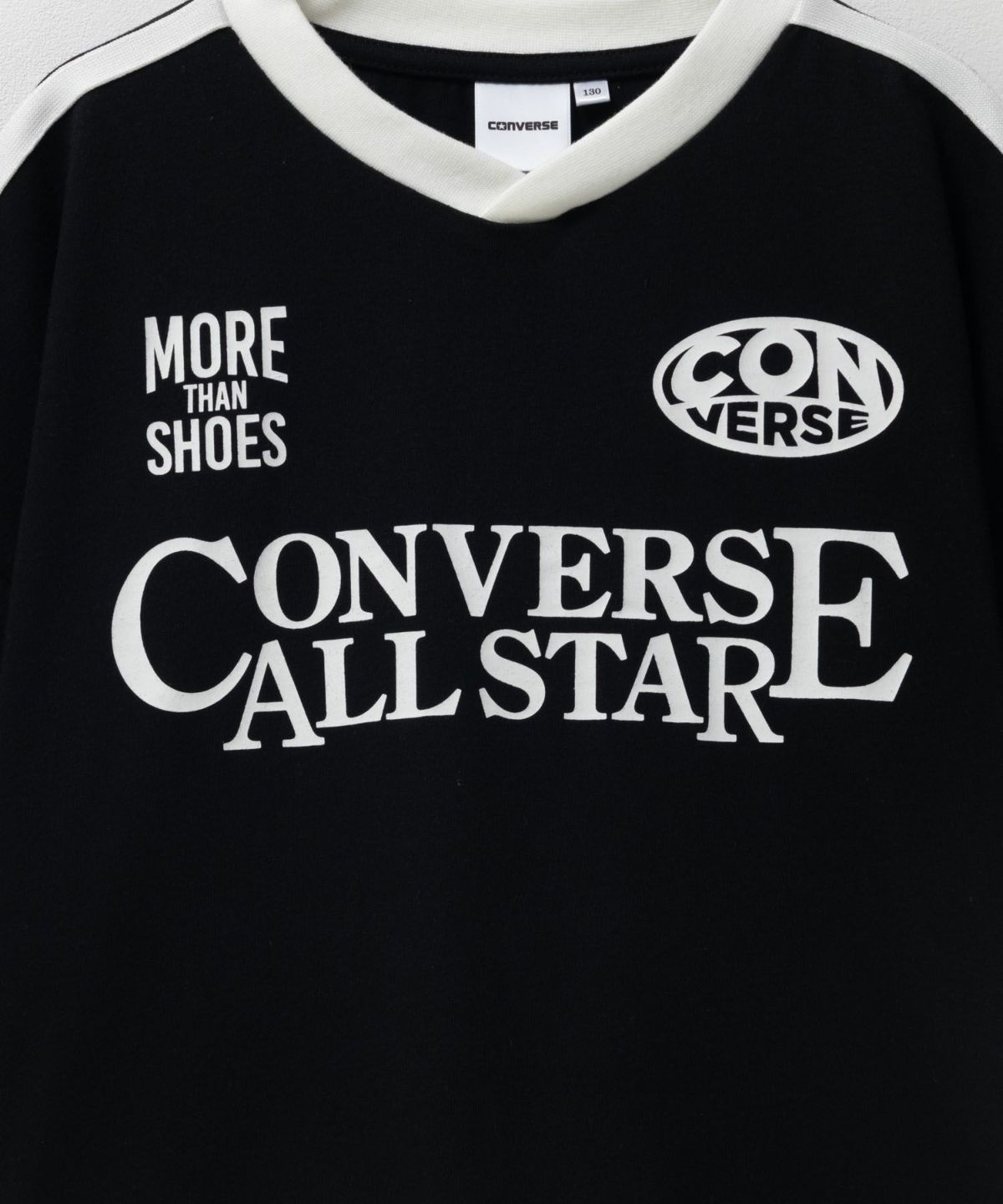 CONVERSE ビッグサイズ袖ラインTシャツ キッズ ネコポス 対応商品