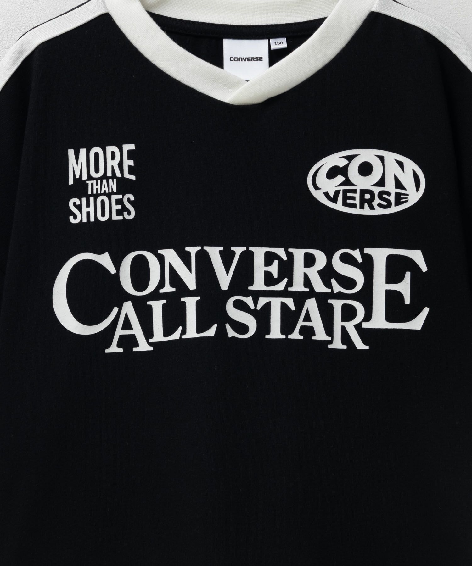 CONVERSE  ビッグサイズ袖ラインTシャツ キッズ メール便 対応商品商品サムネイル-5