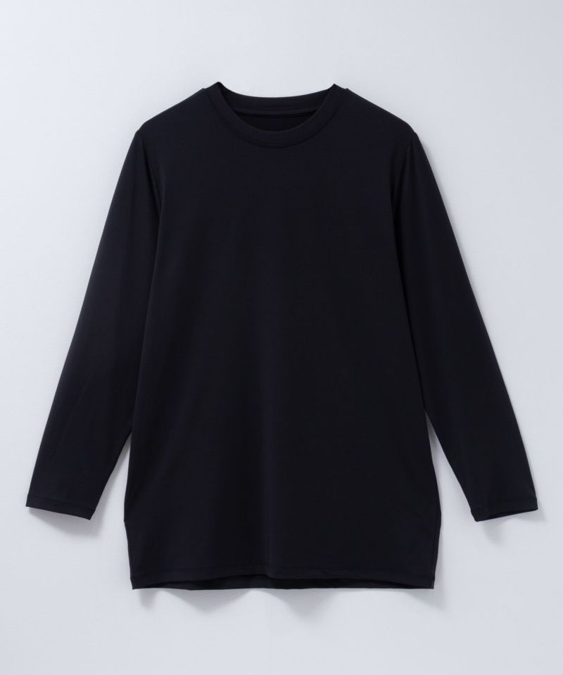 NAVY SARARI W冷感長袖Tシャツ メンズ商品画像-2