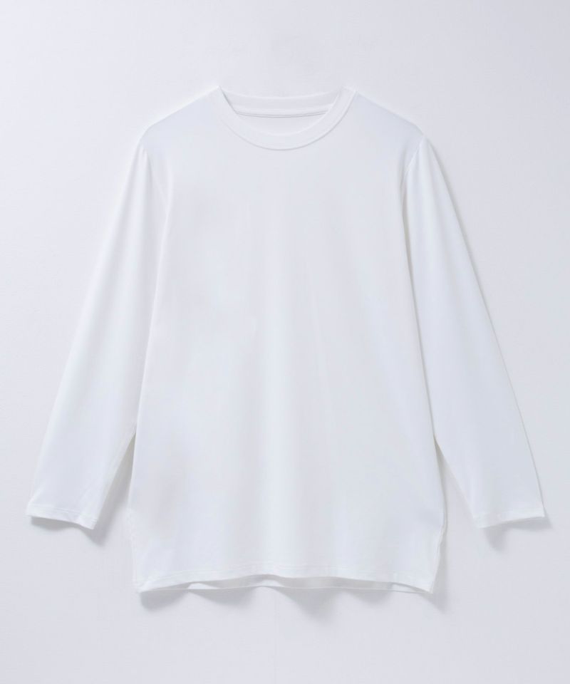 NAVY  SARARI W冷感長袖Tシャツ メンズ商品画像-4