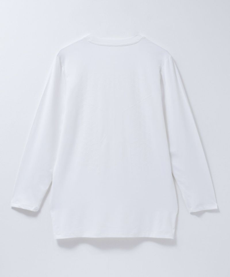 NAVY  SARARI W冷感長袖Tシャツ メンズ商品画像-5