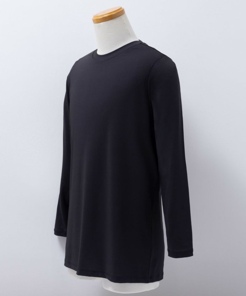 NAVY  SARARI W冷感長袖Tシャツ メンズ商品画像-6