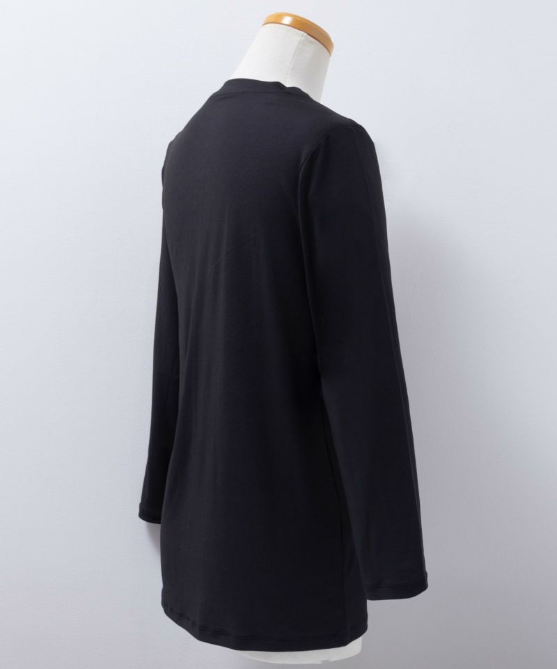 NAVY SARARI W冷感長袖Tシャツ メンズ商品画像-7