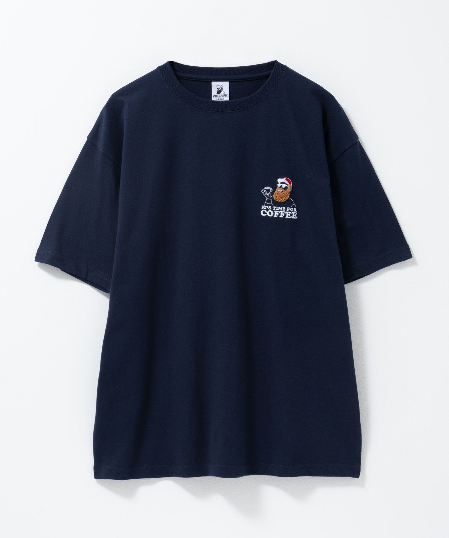 ヒゲサガラ刺繍ワンポイントTシャツ メンズ メール便 対応商品商品サムネイル-3