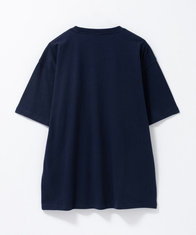 ヒゲサガラ刺繍ワンポイントTシャツ メンズ メール便 対応商品商品画像-4