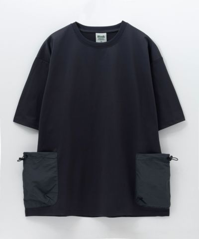 WOODS  ドローコードポケット付きTシャツ メンズ ネコポス 対応商品